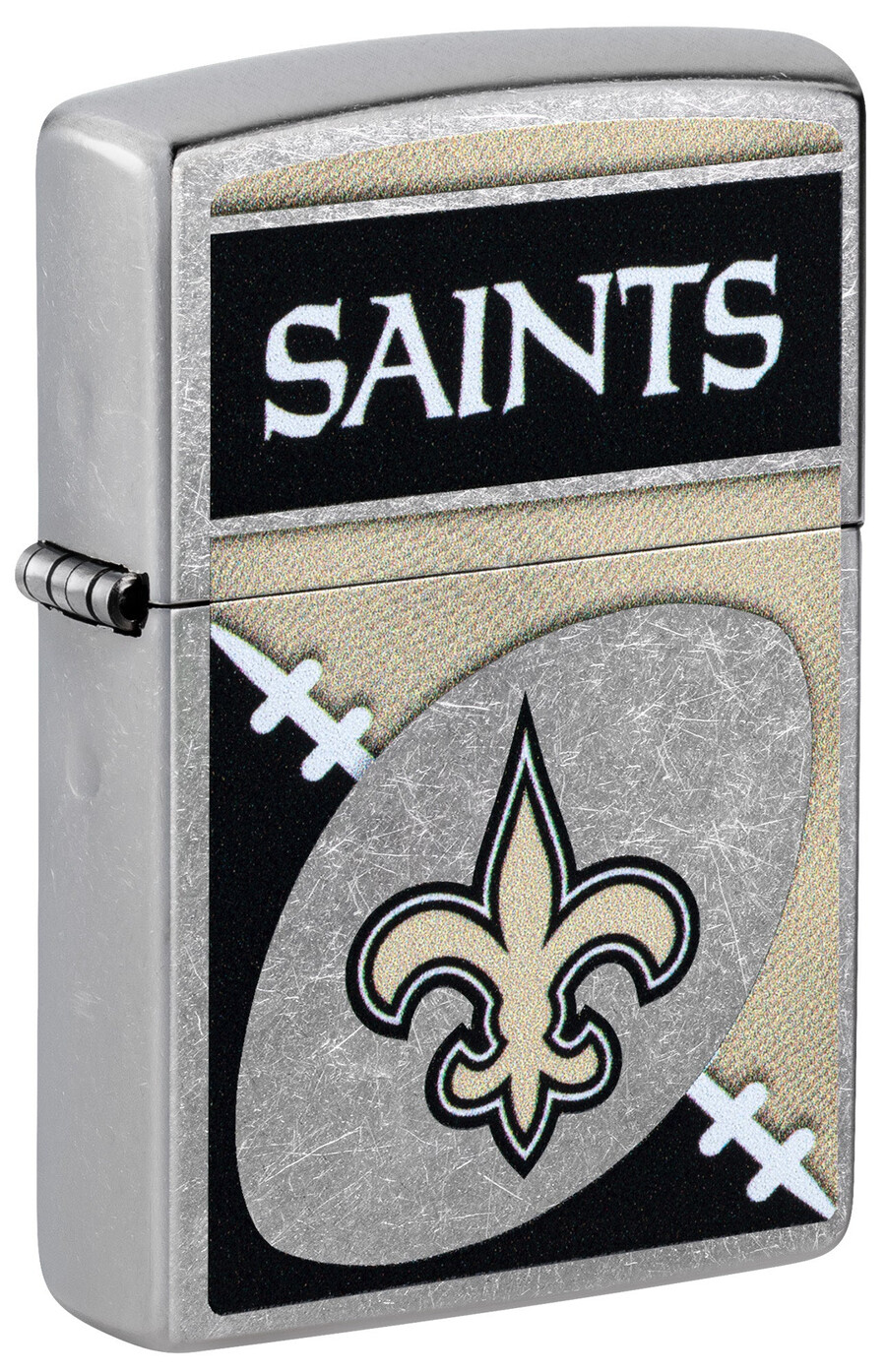 diseño de logotipo cromado de los new orleans saints de la nfl