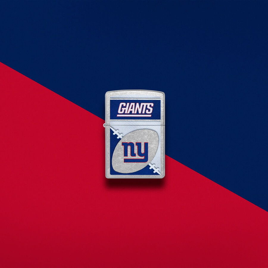 diseño de logotipo cromado de los new york giants de la nfl