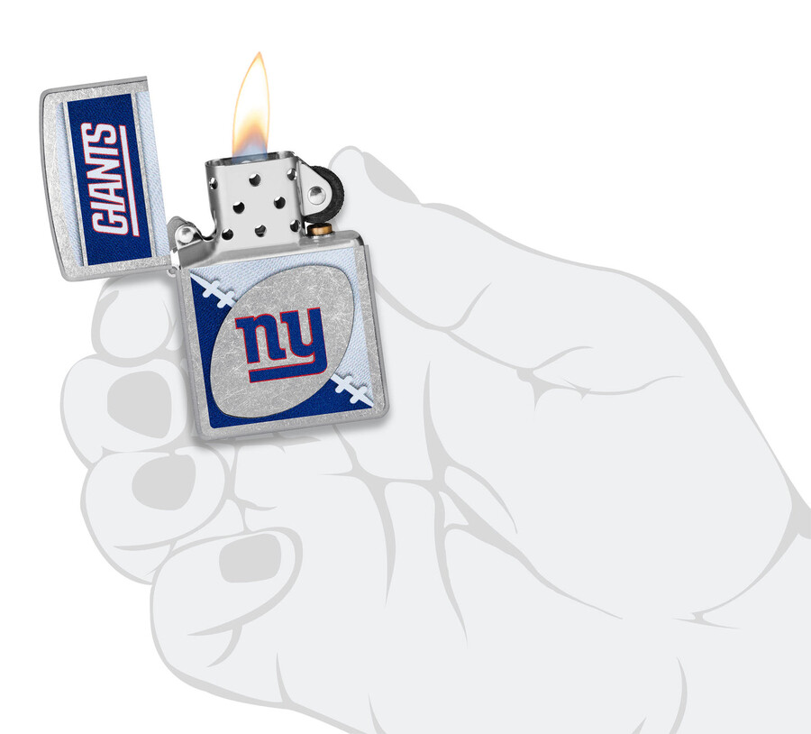 diseño de logotipo cromado de los new york giants de la nfl