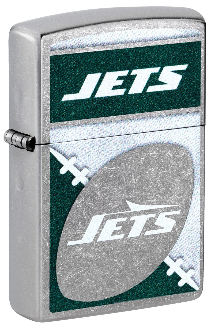 diseño de logotipo cromado de los new york jets de la nfl
