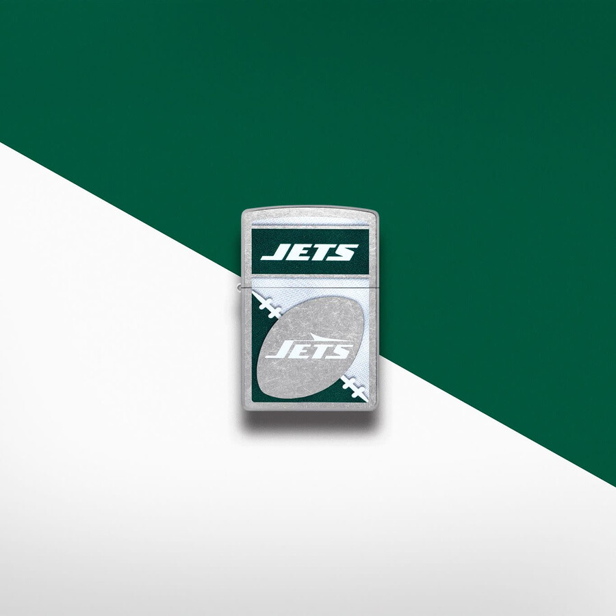 diseño de logotipo cromado de los new york jets de la nfl