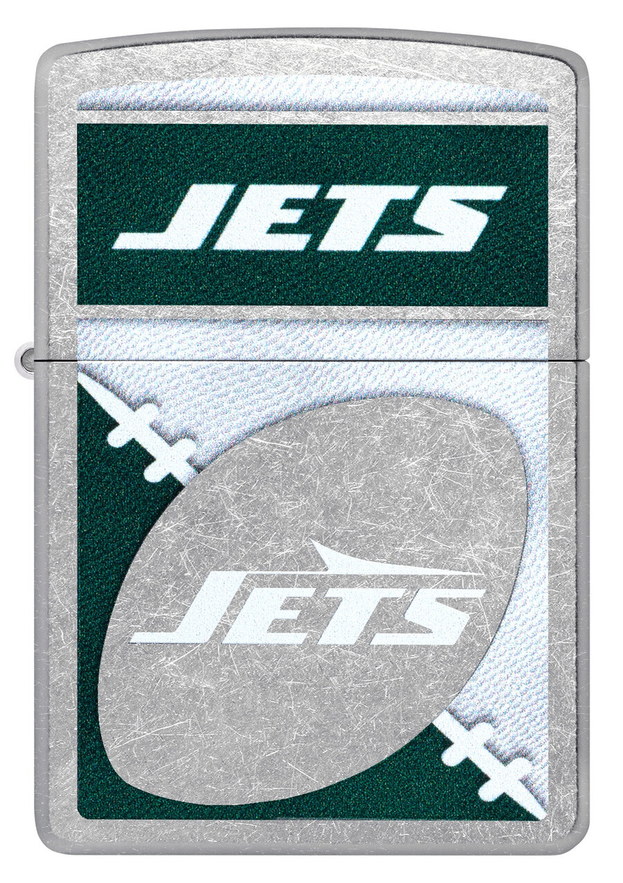 diseño de logotipo cromado de los new york jets de la nfl