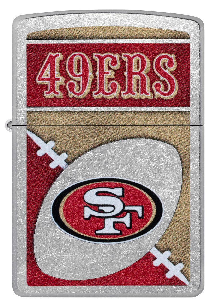 diseño de logotipo cromado de los san francisco 49ers de la nfl