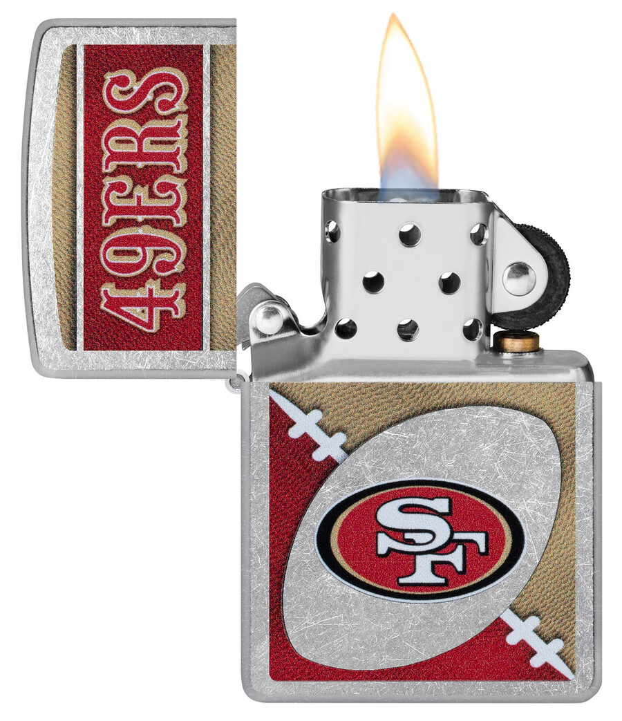 diseño de logotipo cromado de los san francisco 49ers de la nfl