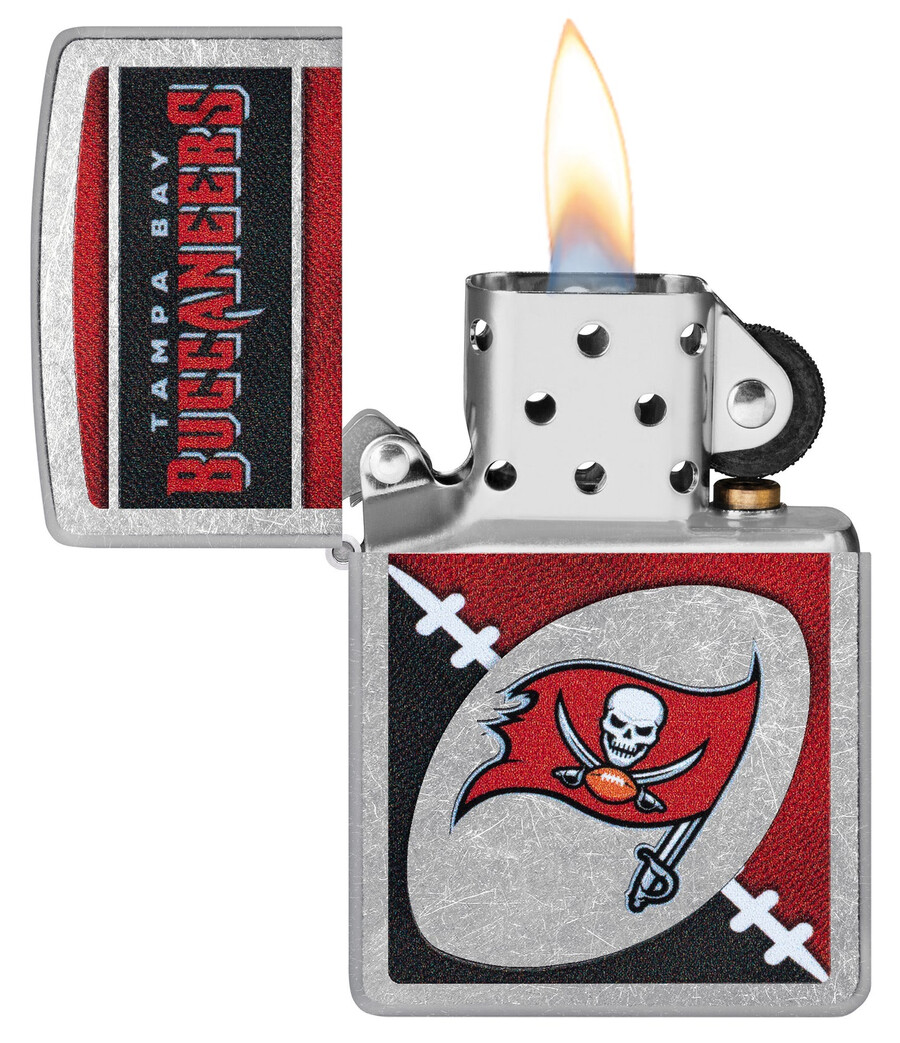 diseño de logotipo cromado de los tampa bay buccaneers de la nfl