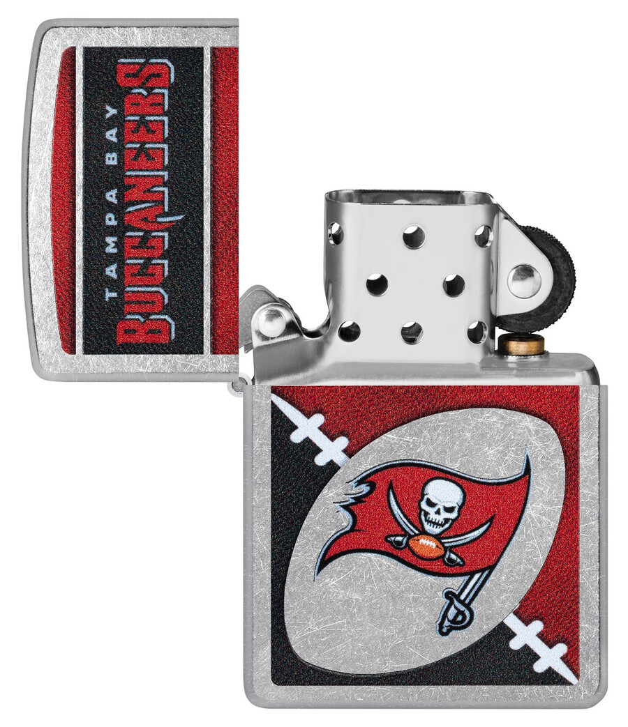 diseño de logotipo cromado de los tampa bay buccaneers de la nfl