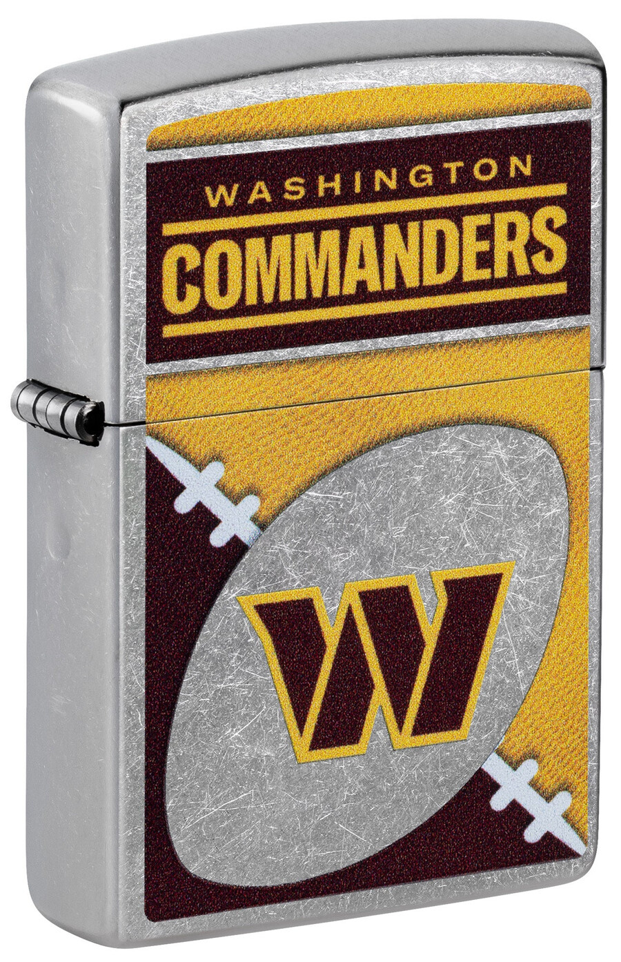 diseño de logotipo cromado de los washington commanders de la nfl