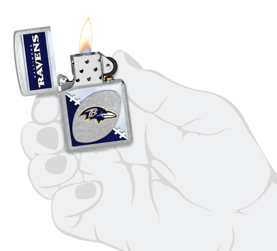 diseño de logotipo cromado de los baltimore ravens de la nfl