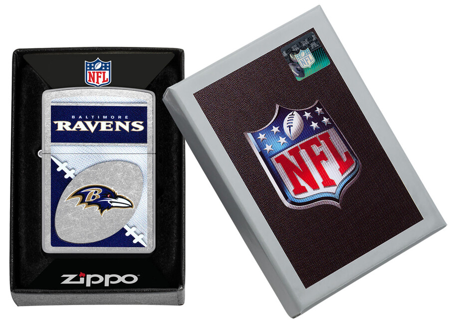 diseño de logotipo cromado de los baltimore ravens de la nfl