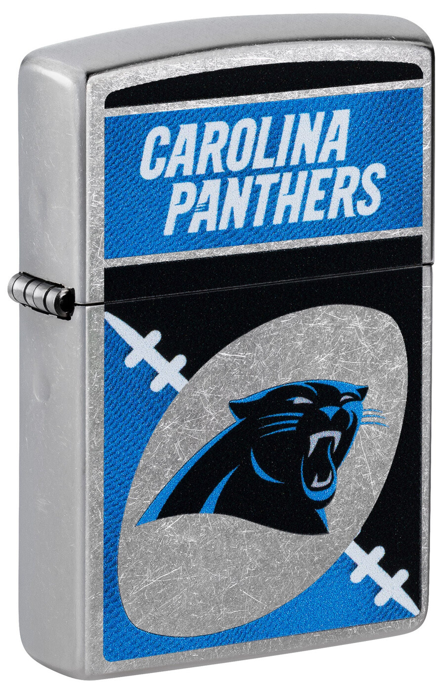 diseño de logotipo cromado de los carolina panthers de la nfl