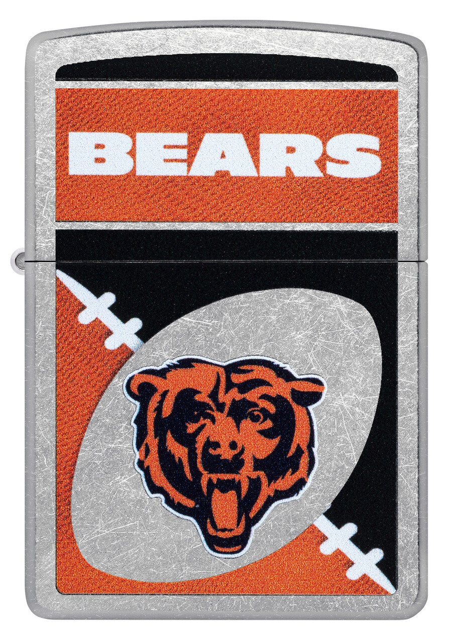 diseño de logotipo cromado de los chicago bears de la nfl