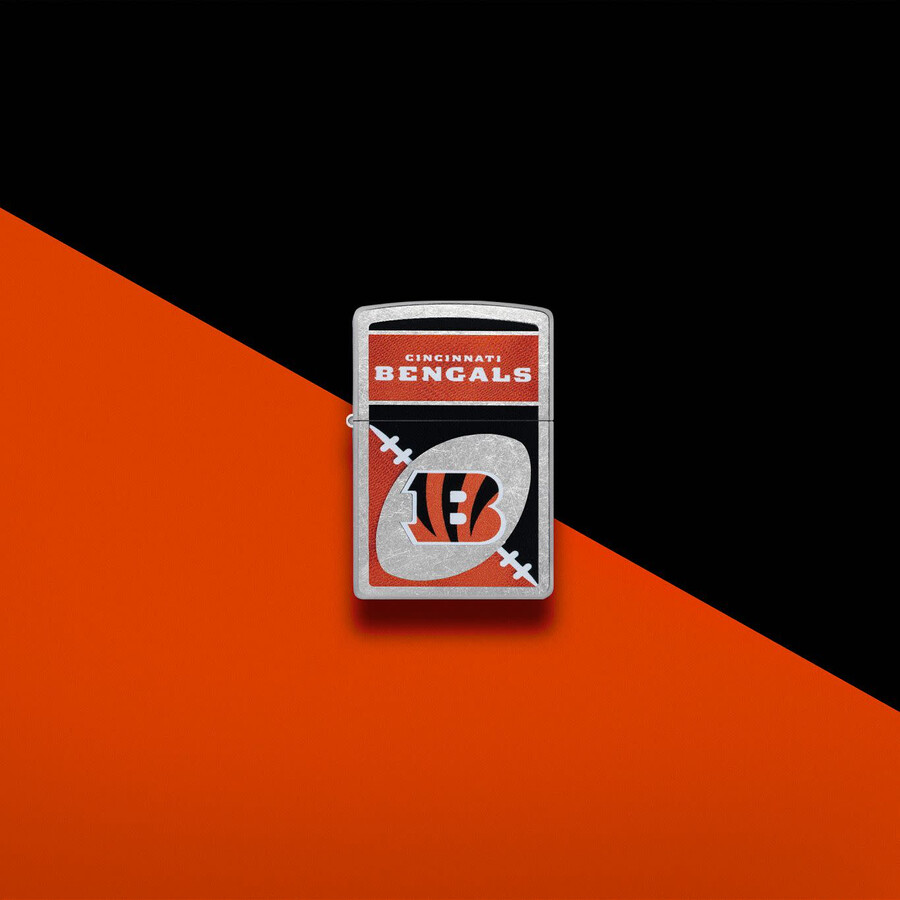diseño de logotipo cromado de los cincinnati bengals de la nfl
