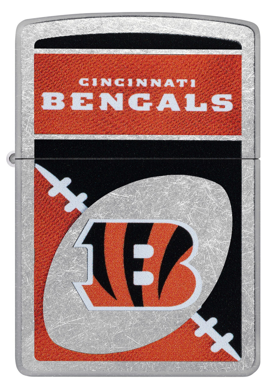 diseño de logotipo cromado de los cincinnati bengals de la nfl