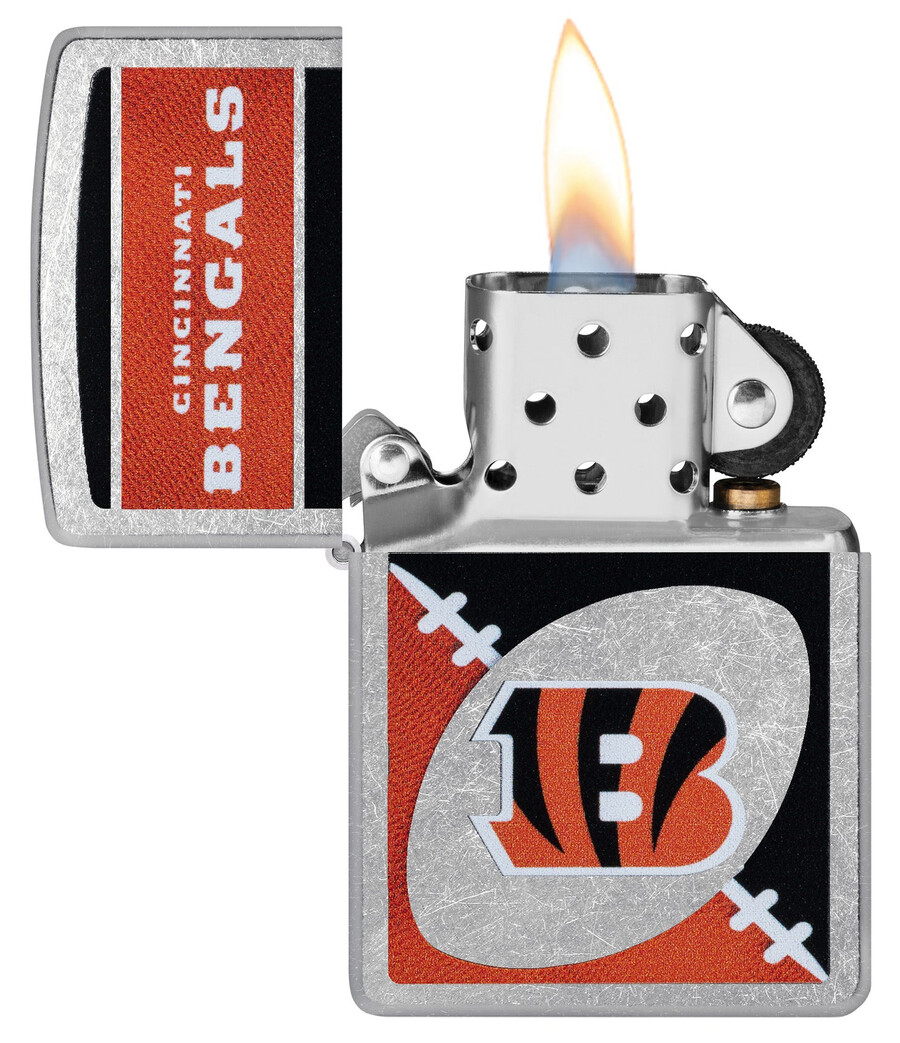 diseño de logotipo cromado de los cincinnati bengals de la nfl