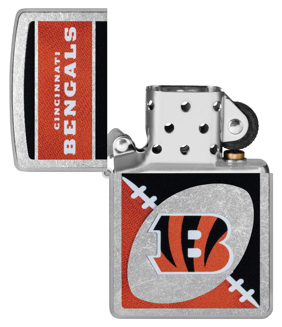diseño de logotipo cromado de los cincinnati bengals de la nfl