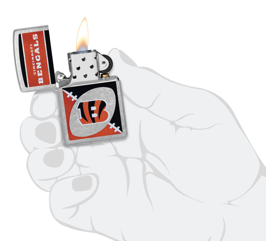 diseño de logotipo cromado de los cincinnati bengals de la nfl