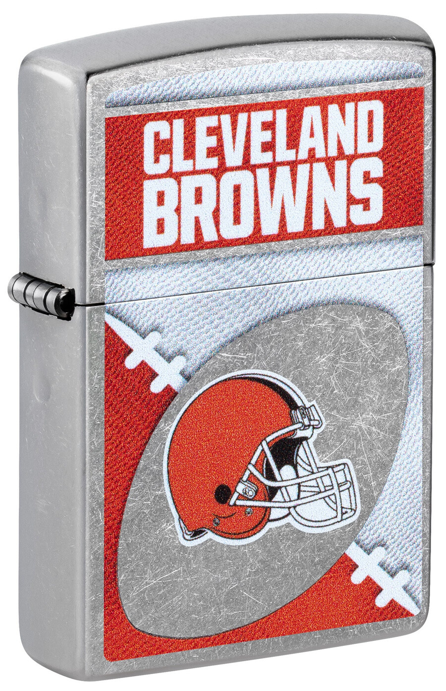 diseño de logotipo cromado de los cleveland browns de la nfl