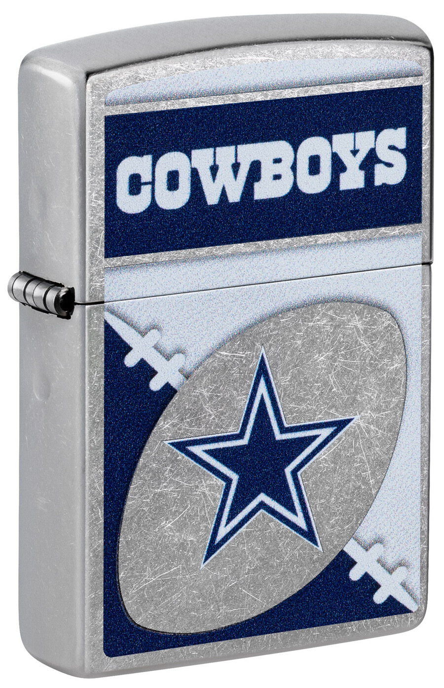 diseño de logotipo cromado de los dallas cowboys de la nfl