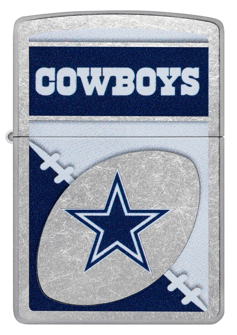 diseño de logotipo cromado de los dallas cowboys de la nfl