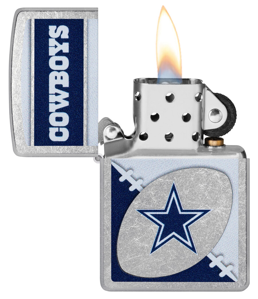 diseño de logotipo cromado de los dallas cowboys de la nfl