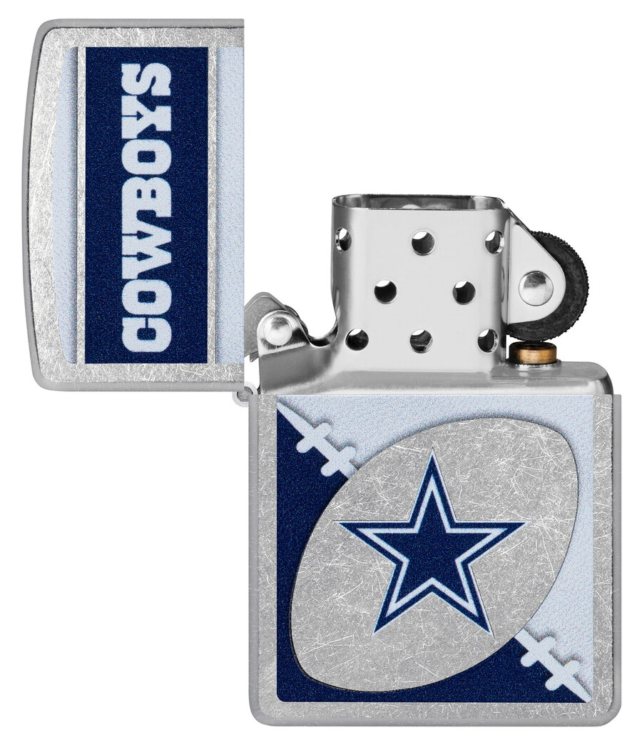 diseño de logotipo cromado de los dallas cowboys de la nfl