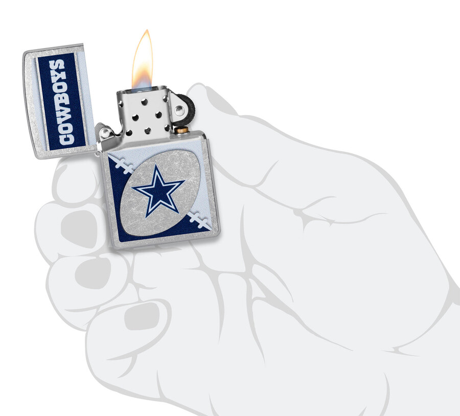 diseño de logotipo cromado de los dallas cowboys de la nfl