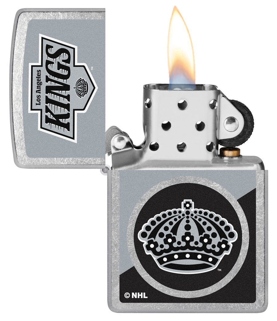 diseño de logotipo con bloques de color de la kings