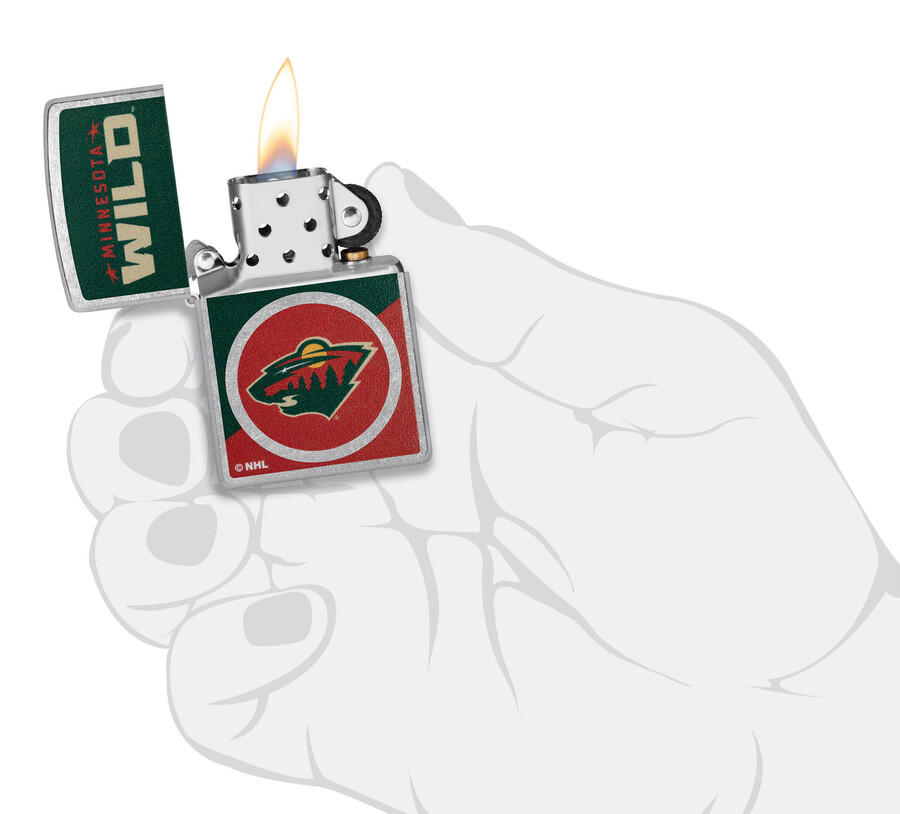 diseño de logotipo con bloques de color de minnesota wild