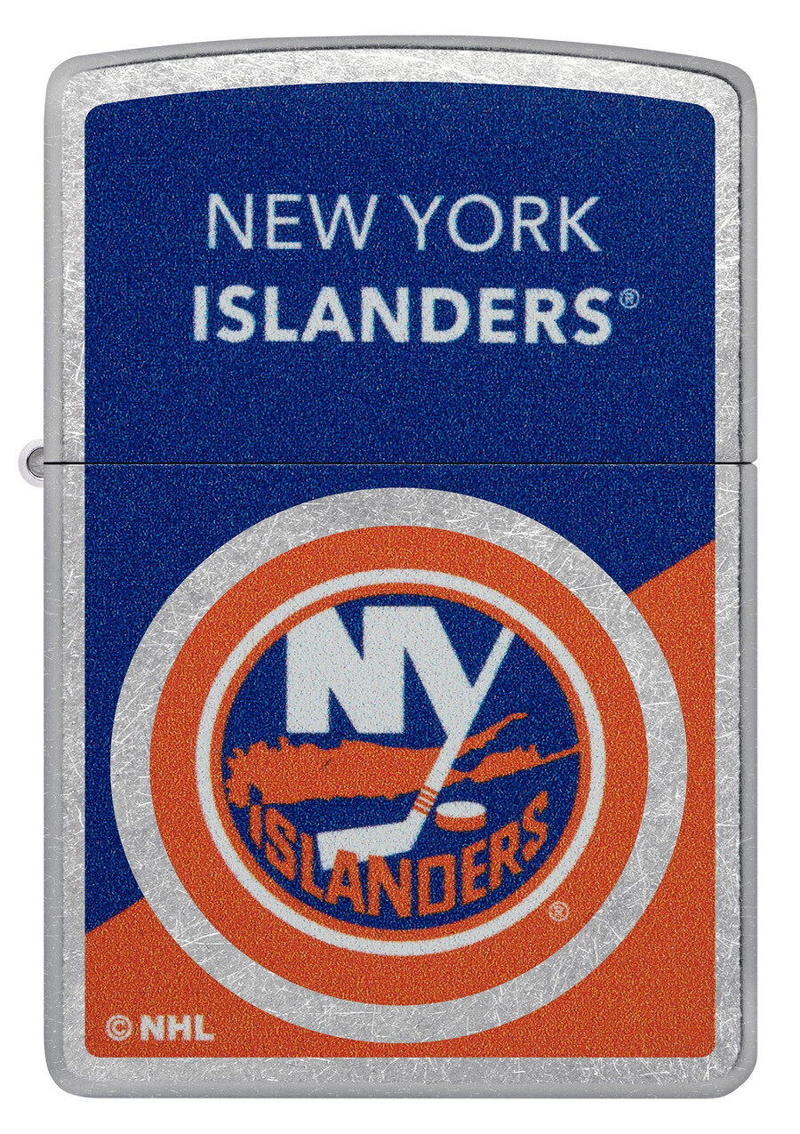 diseño de logotipo con bloques de color de los new york islanders