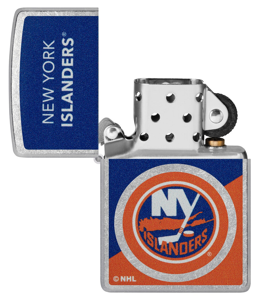 diseño de logotipo con bloques de color de los new york islanders