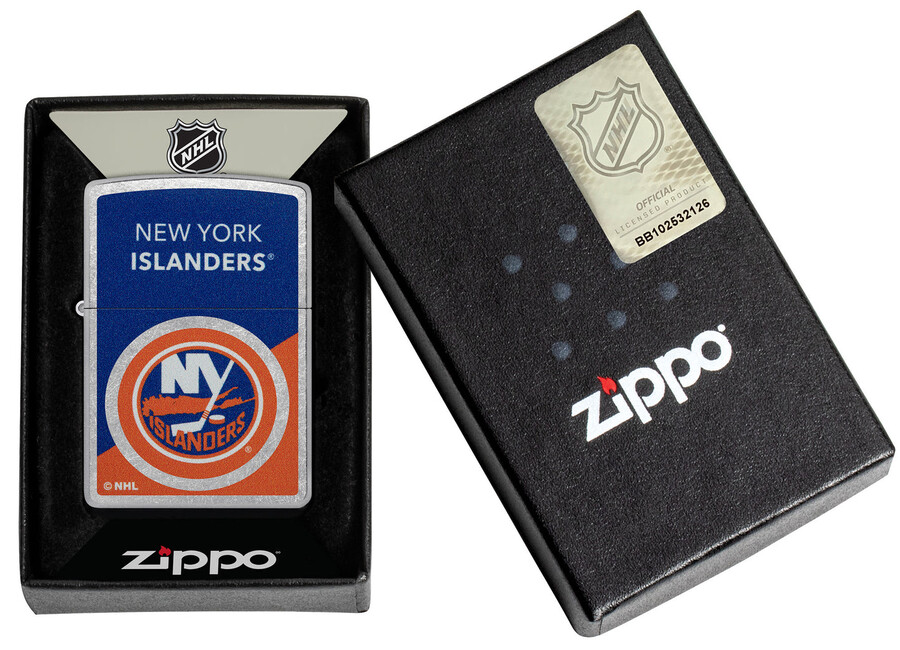 diseño de logotipo con bloques de color de los new york islanders