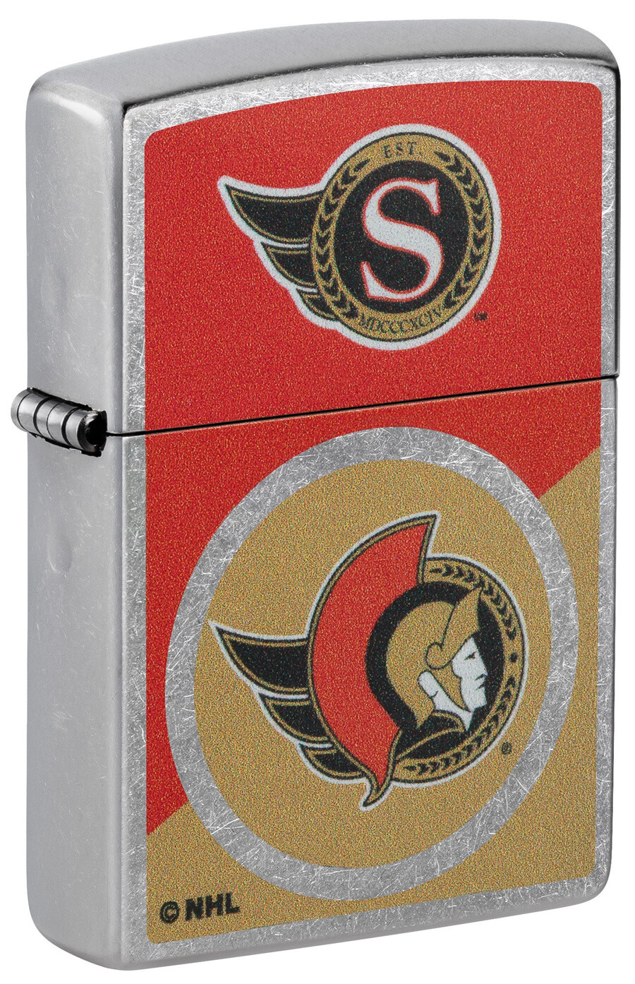 diseño de logotipo con bloques de color de los ottawa senators
