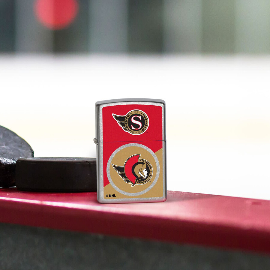 diseño de logotipo con bloques de color de los ottawa senators