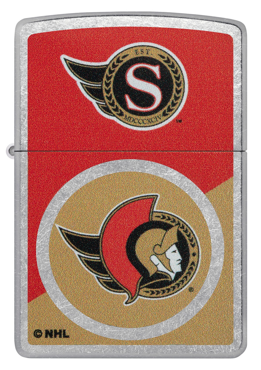 diseño de logotipo con bloques de color de los ottawa senators