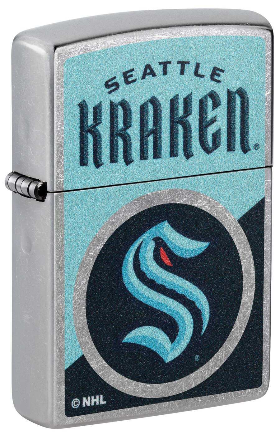 diseño de logotipo con bloques de color de seattle kraken