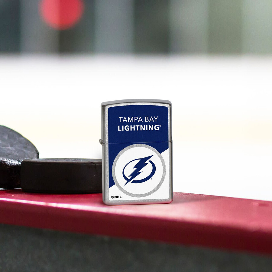 diseño de logotipo con bloques de color del tampa bay lightning