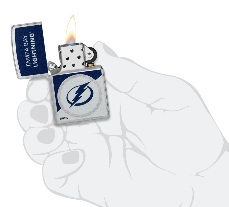 diseño de logotipo con bloques de color del tampa bay lightning