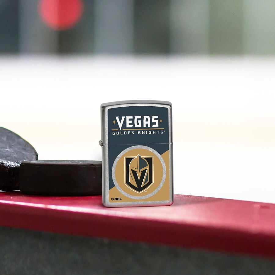 diseño de logotipo con bloques de color de vegas golden knights
