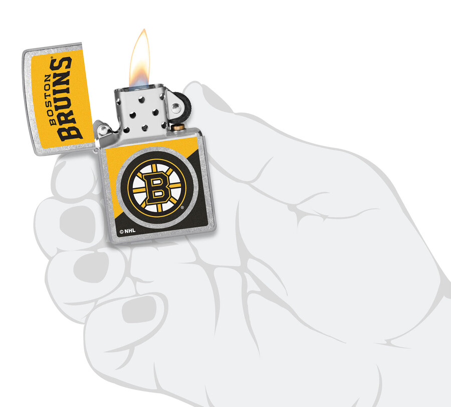 diseño de logotipo con bloques de color de los boston bruins