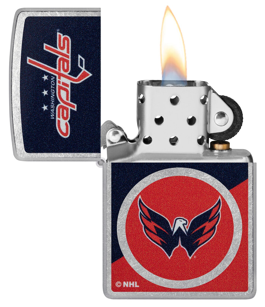 diseño de logotipo con bloques de color de washington capitals