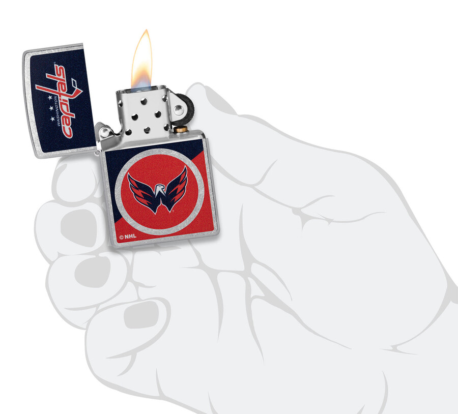 diseño de logotipo con bloques de color de washington capitals