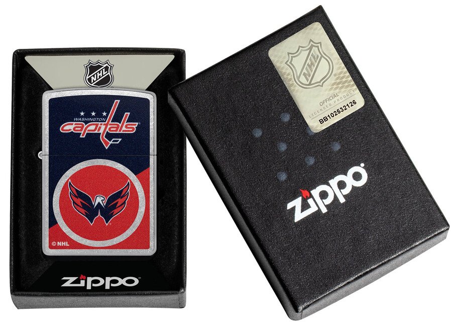 diseño de logotipo con bloques de color de washington capitals