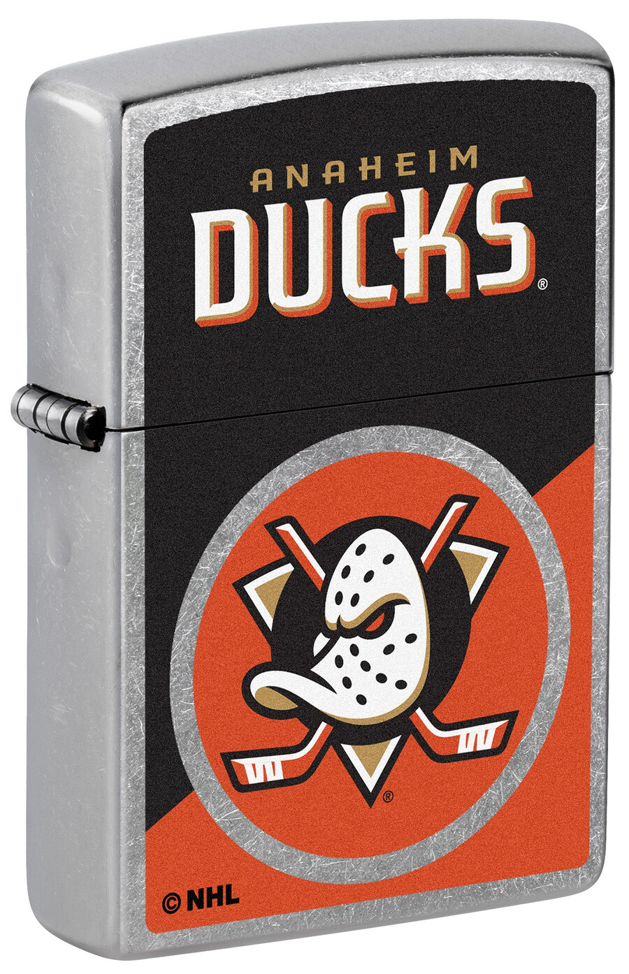 diseño de logotipo con bloques de color de los anaheim ducks