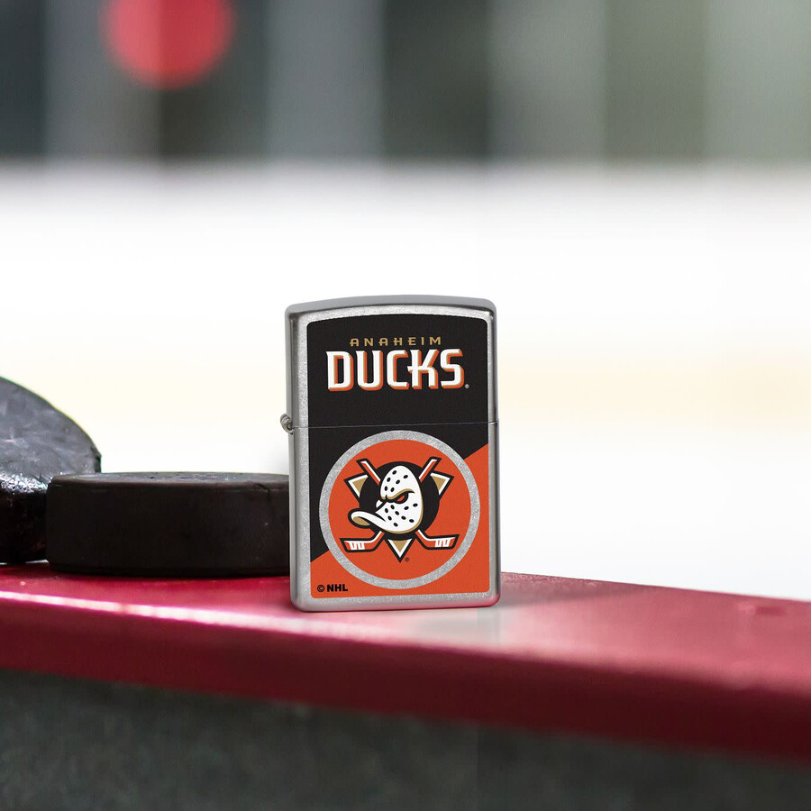 diseño de logotipo con bloques de color de los anaheim ducks