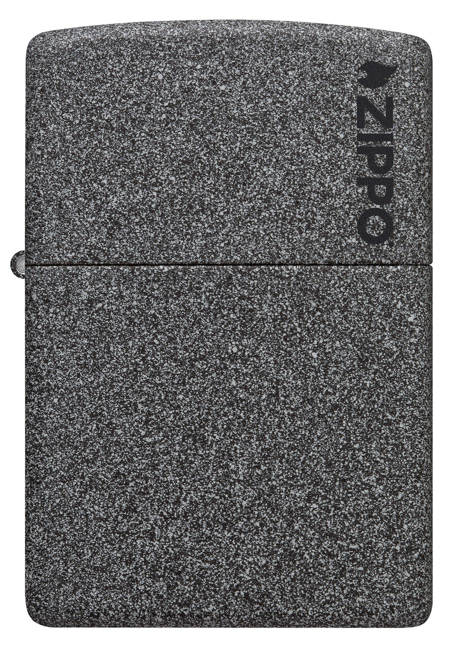 logotipo clásico de zippo de iron stone
