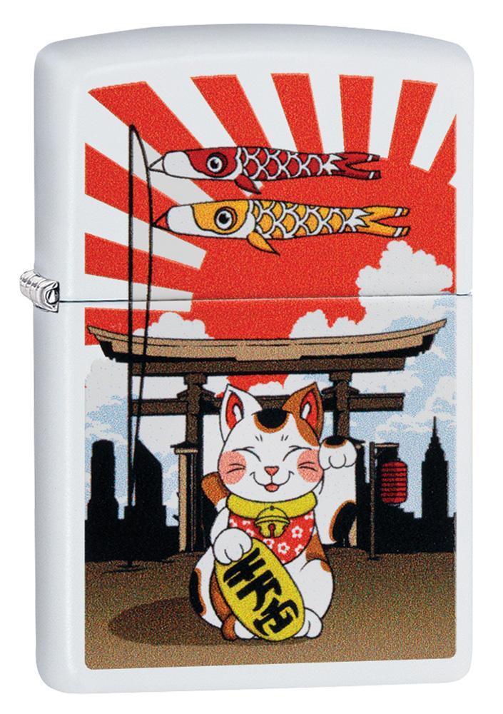 diseño de gato de la suerte