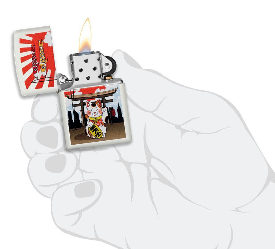 diseño de gato de la suerte
