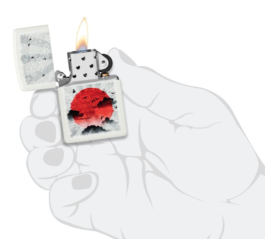 diseño de luna roja