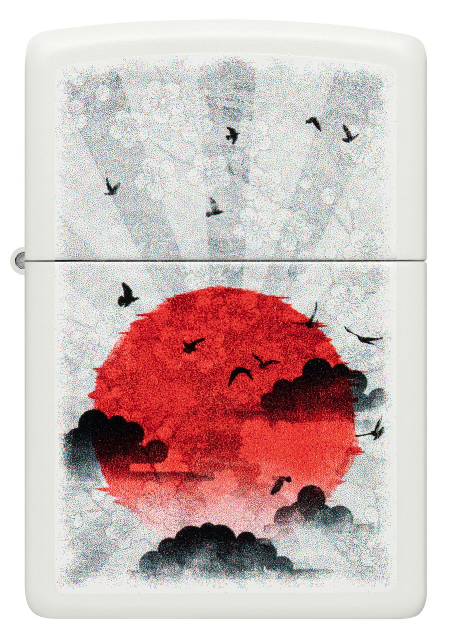 diseño de luna roja