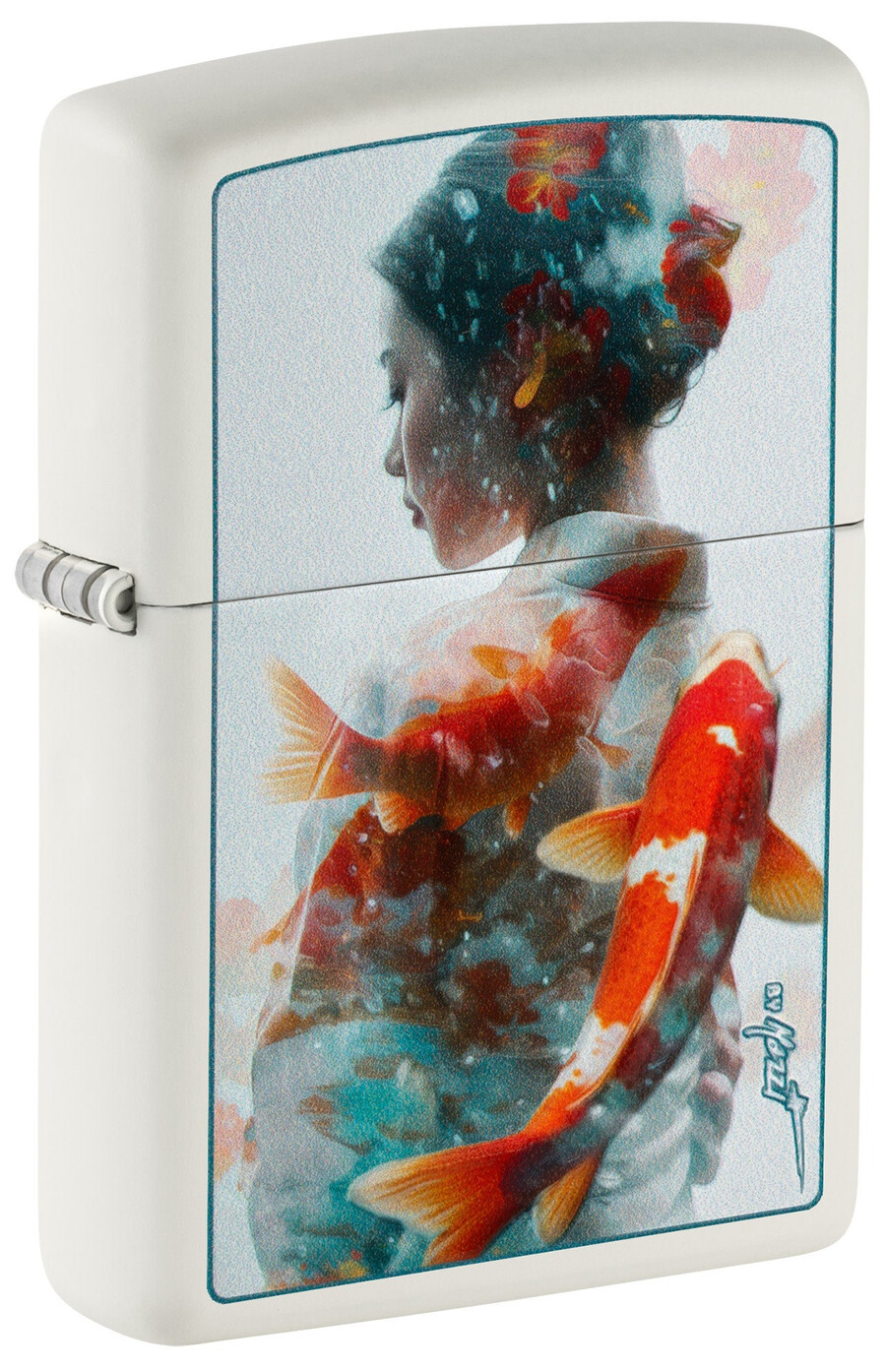 diseño koi con textura mazzi